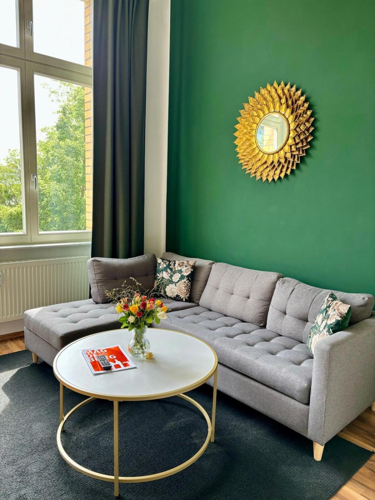 Stilvolles Loft Mit Kostenlosem Fahrrad Magdeburgo Esterno foto