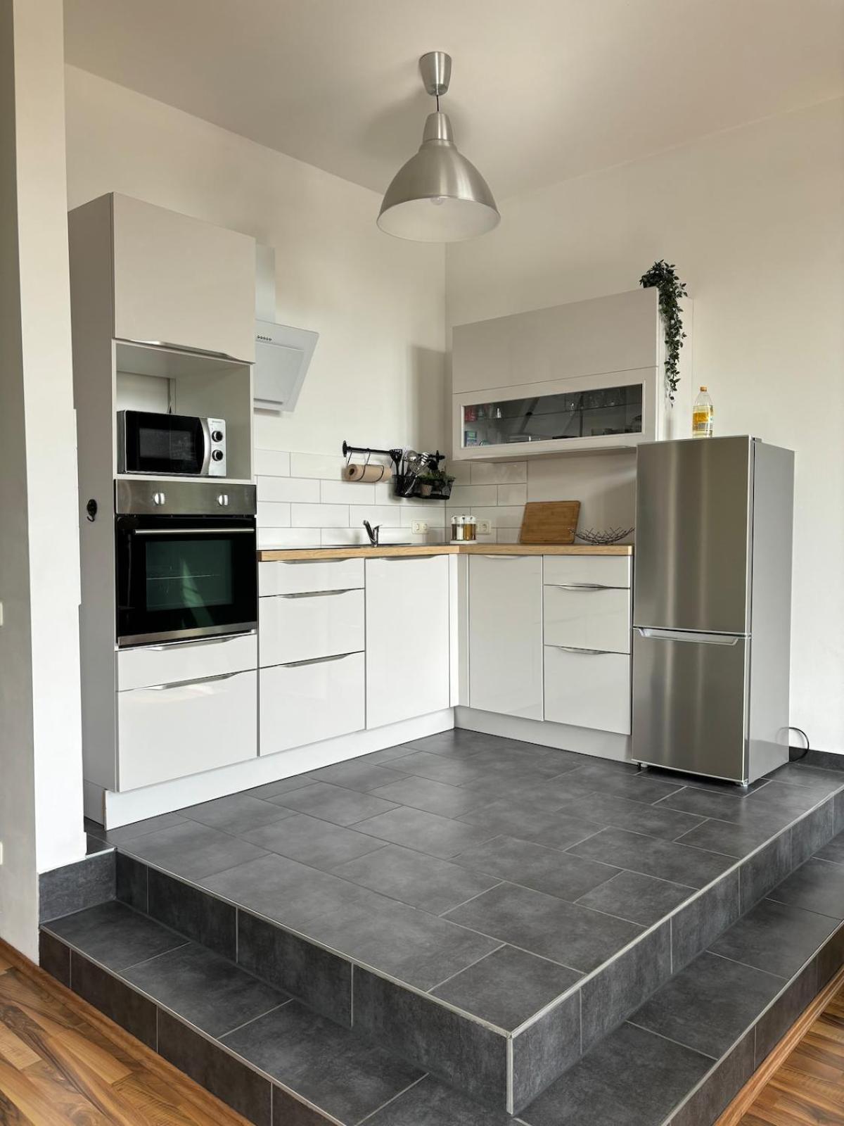 Stilvolles Loft Mit Kostenlosem Fahrrad Magdeburgo Esterno foto